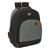 Schulrucksack BlackFit8 Old school Schwarz Grau 32 x 42 x 15 cm