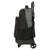 Schulrucksack mit Rädern BlackFit8 Old school Schwarz Grau 33 x 45 x 22 cm