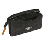 Allzwecktasche BlackFit8 Old school Schwarz Grau 22 x 12 x 3 cm