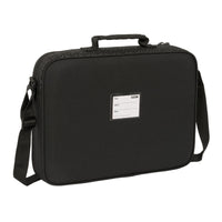 Schultasche BlackFit8 Old school Schwarz Grau 38 x 28 x 6 cm