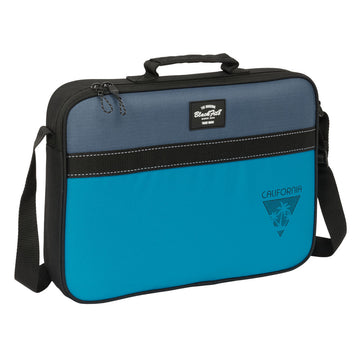 Schultasche BlackFit8 California Blau Schwarz 38 x 28 x 6 cm