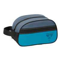 Reise-Toilettentasche BlackFit8 California Blau Schwarz Wiederverwertbar 26 x 15 x 12 cm