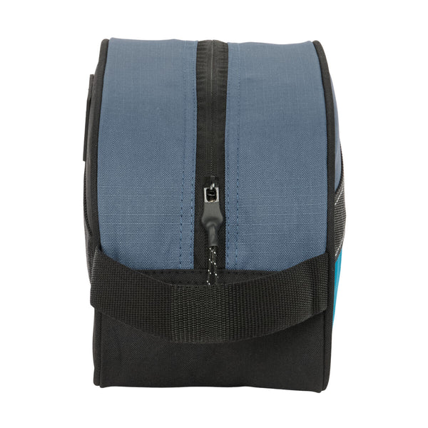 Reise-Toilettentasche BlackFit8 California Blau Schwarz Wiederverwertbar 26 x 15 x 12 cm