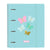 Ringbuch Moos Butterflies Blau 27 x 32 x 3.5 cm