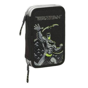 Doppel-Federtasche Batman Game over Schwarz 12.5 x 19.5 x 4 cm Doppel-Federtasche 29 Stücke
