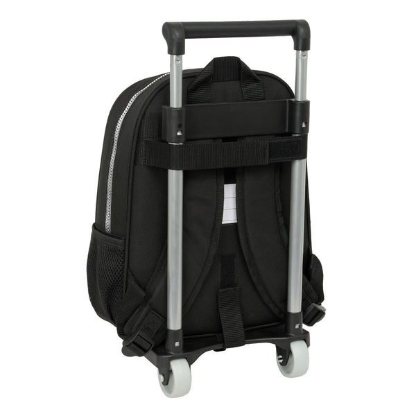 Schulrucksack mit Rädern Batman Game over Schwarz 27 x 33 x 10 cm