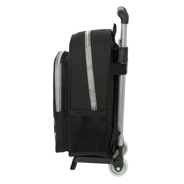 Schulrucksack mit Rädern Batman Game over Schwarz 27 x 33 x 10 cm