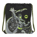 Rucksacktasche mit Bändern Batman Game over Schwarz 35 x 40 x 1 cm