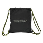 Rucksacktasche mit Bändern Batman Game over Schwarz 35 x 40 x 1 cm