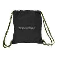 Rucksacktasche mit Bändern Batman Game over Schwarz 35 x 40 x 1 cm