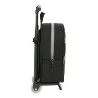 Schulrucksack mit Rädern Batman Game over Schwarz 22 x 27 x 10 cm