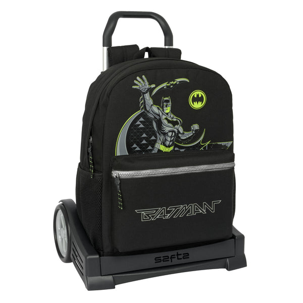 Schulrucksack mit Rädern Batman Game over Schwarz 32 x 43 x 14 cm