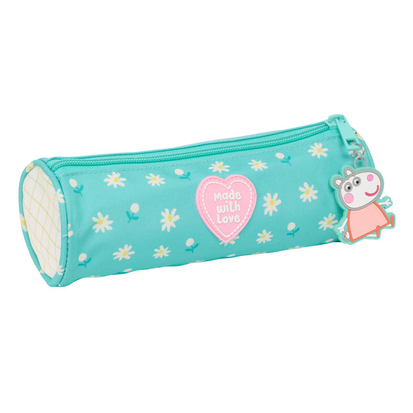 Allzwecktasche Peppa Pig Pretty flowers Gelb Minze 20 x 7 x 7 cm