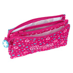 Zweifaches Mehrzweck-Etui Pinypon Blau Rosa 22 x 12 x 3 cm