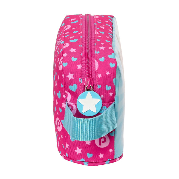 Thermischer Frühstücksträger Pinypon Blau Rosa 21,5 x 12 x 6,5 cm