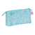 Dreifaches Mehrzweck-Etui Frozen Hello spring Hellblau 22 x 12 x 3 cm