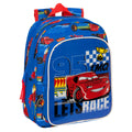 Schulrucksack Cars Race ready Blau 27 x 33 x 10 cm