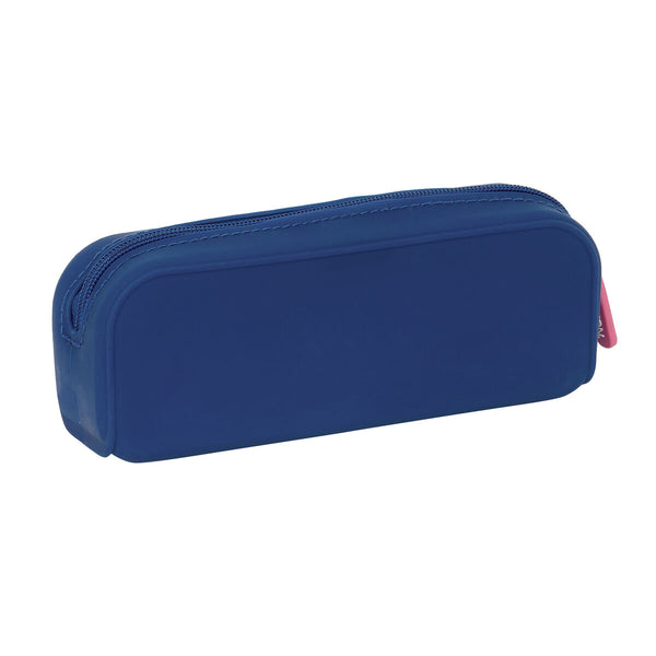 Schulmäppchen Benetton Cool Marineblau 18.5 x 7.5 x 5.5 cm