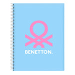 Notizbuch Benetton Spring Himmelsblau A4 120 Blatt