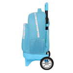 Schulrucksack mit Rädern Benetton Spring Himmelsblau 33 X 45 X 22 cm