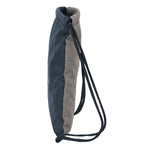 Rucksacktasche mit Bändern Kappa Dark navy Grau Marineblau 35 x 40 x 1 cm