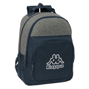 Schulrucksack Kappa Dark navy Grau Marineblau 32 x 42 x 15 cm