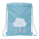 Rucksacktasche mit Bändern Safta Nube Blau 26 x 34 x 1 cm