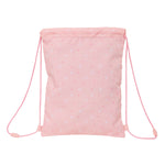 Rucksacktasche mit Bändern Safta Bunny Rosa 26 x 34 x 1 cm