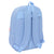 Schulrucksack Smiley Joyful Blau Bunt 30 x 46 x 14 cm