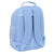 Schulrucksack Smiley Joyful Blau Bunt 32 x 42 x 15 cm