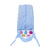 Zweifaches Mehrzweck-Etui Smiley Joyful Bunt Hellblau 21 x 8 x 6 cm