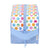 Schuhtasche für die Reise Smiley Joyful Bunt Hellblau 29 x 15 x 14 cm
