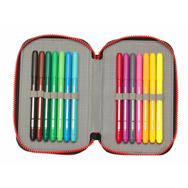 Doppel-Federtasche Safta 12,5 x 19,5 x 4 cm 28 Stücke