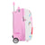 Trolley Peppa Pig peppa pig Für Kinder Rosa Minze 16'' 28 x 43 x 23 cm