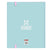 Ringbuch Munich Heaven Himmelsblau 27 x 32 x 3.5 cm