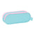 Zweifaches Mehrzweck-Etui Munich Heaven Himmelsblau 21 x 8 x 6 cm