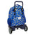 Schulrucksack mit Rädern Sonic Prime Blau 33 x 45 x 22 cm