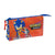 Dreifaches Mehrzweck-Etui Sonic Prime Blau 22 x 12 x 3 cm