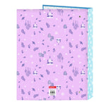 Ringbuch Frozen Cool days Violett Himmelsblau A4 26.5 x 33 x 4 cm