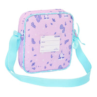 Umhängetasche Frozen Cool days Violett Himmelsblau 16 x 18 x 4 cm