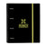 Ringbuch Munich Beat Schwarz 27 x 32 x 3.5 cm