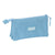 Dreifaches Mehrzweck-Etui Munich Basic Blau 22 x 12 x 3 cm