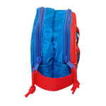 Zweifaches Mehrzweck-Etui Spider-Man Rot Marineblau 21 x 8 x 6 cm 3D