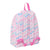 Schulrucksack Barbie Logomania Hellrosa 33 x 42 x 15 cm
