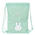 Rucksacktasche mit Bändern Miffy Menta Minze 26 x 34 x 1 cm