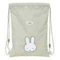 Rucksacktasche mit Bändern Miffy Niebla Grau 26 x 34 x 1 cm