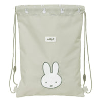 Rucksacktasche mit Bändern Miffy Niebla Grau 26 x 34 x 1 cm