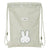 Rucksacktasche mit Bändern Miffy Niebla Grau 26 x 34 x 1 cm