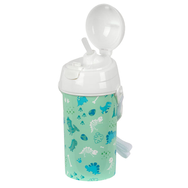 Wasserflasche Safta Dino grün PVC 500 ml