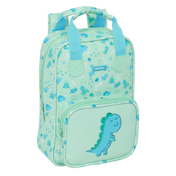 Kinderrucksack Safta Dino grün 20 x 28 x 8 cm
